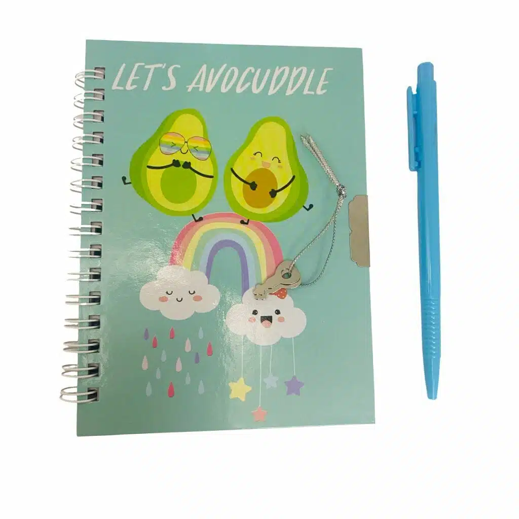 Diario de Vida con Lápiz 60 Hojas Diseño de Palta Let´s Avocuddle - Imagen 3
