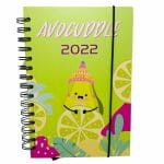 Agenda 2022 Tapa Dura Diseño de Palta Avocuddle