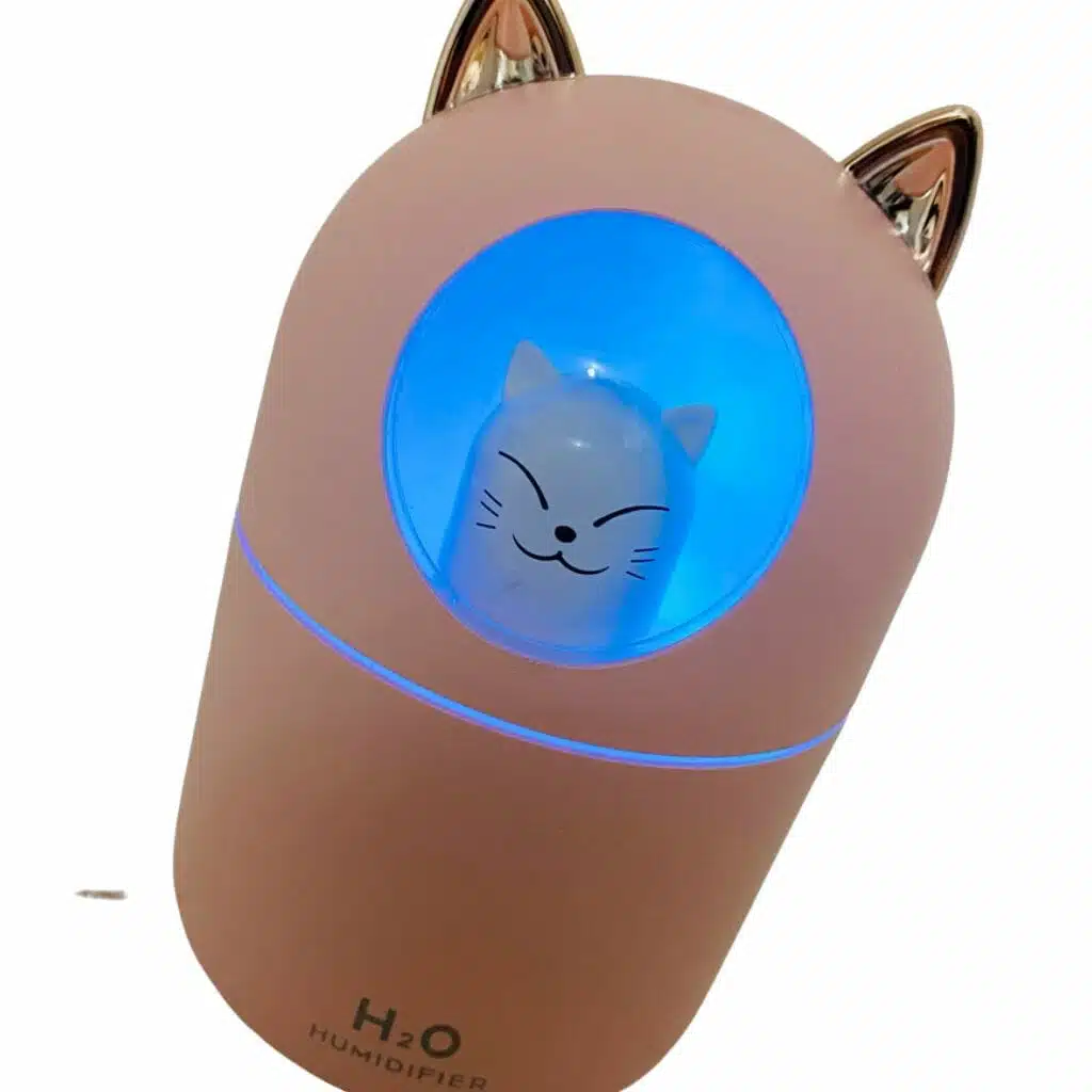 Humidificador de 300ml. con Luz Diseño de Gatito Kawaii - Imagen 7