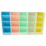 Portalápices Plástico Vertical de 7cm. de Ancho Tonos Pasteles (Elige Color) - Imagen 3