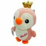 Peluche de Pingüino Corona Rosado - Imagen 2