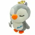 Peluche de Pingüino Durmiente Corona Gris - Imagen 2
