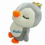 Peluche de Pingüino Durmiente Corona Gris - Imagen 3