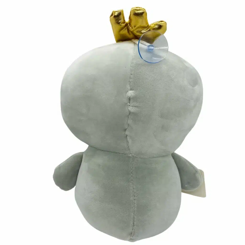 Peluche de Pingüino Durmiente Corona Gris - Imagen 4