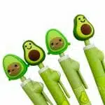 Lápiz Tinta Gel Negro Modelo de Palta Kawaii Giratorio (Elige Diseño) - Imagen 2