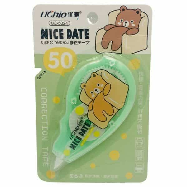 Corrector Tipo Cinta Diseño de Osito