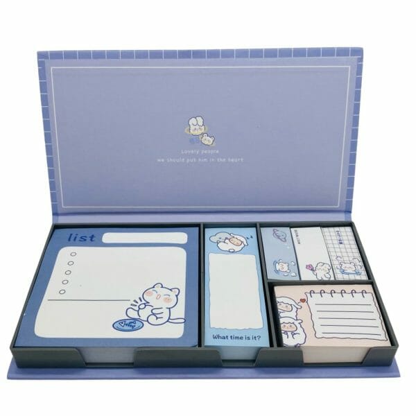 Set de Post-it Diseño Conejito Kawaii