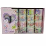 Set de 20 Cintas Washi Tape Transparentes de 3cm Varios Diseños