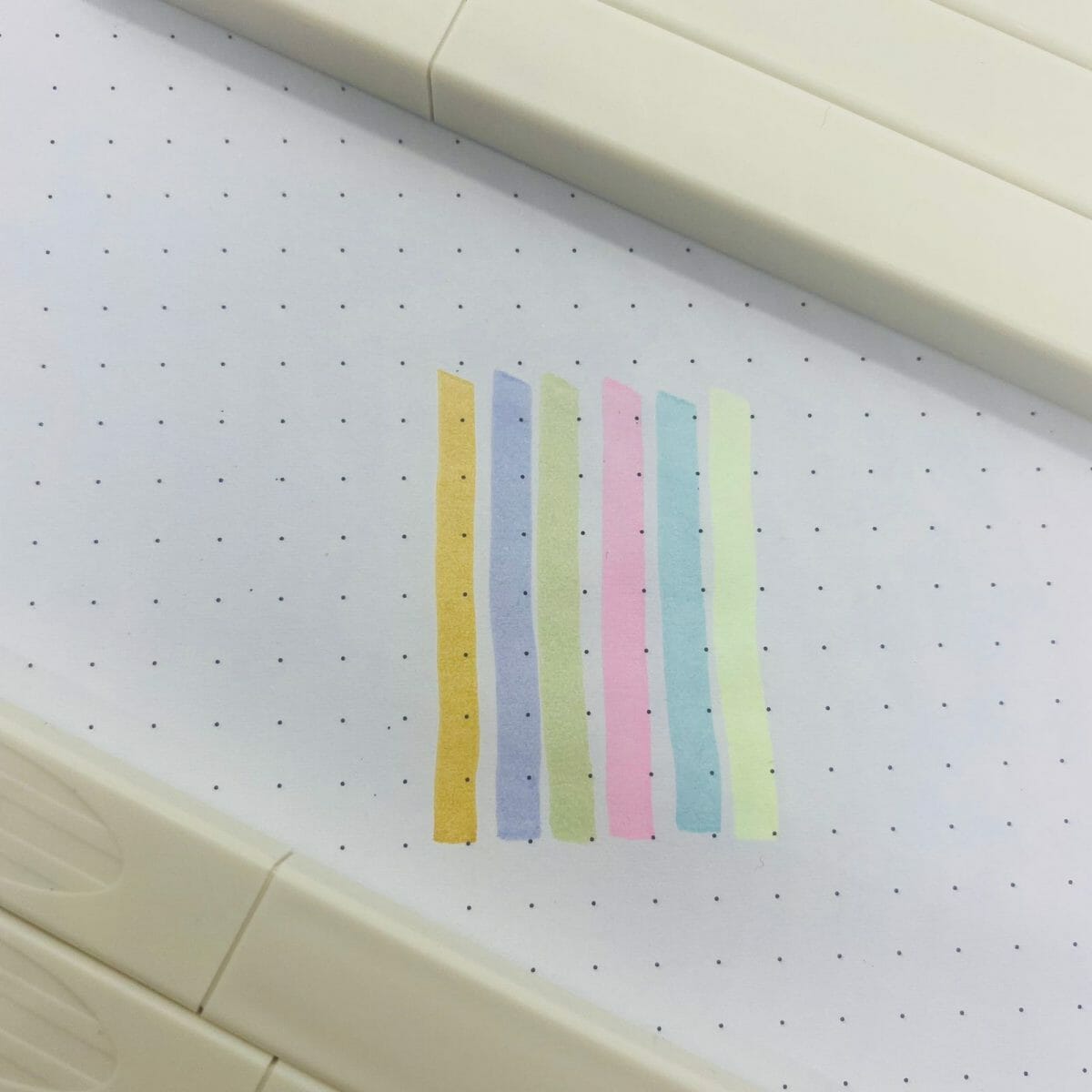 Set de 6 Destacadores Pasteles Colores Vivos - Imagen 4