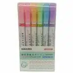 Set de 6 Marcadores con Punta Roller Diseños