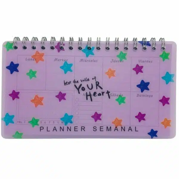 Planner 50 Hojas Semanal Diseño de Estrellas