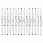 Set de 15 Destacadores Doble Punta Mildliner Creative Marker Zebra - Imagen 2