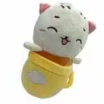 Peluche de Gatito en Maceta Amarillo - Imagen 2