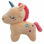 Peluche de Unicornio Durmiente Rosado