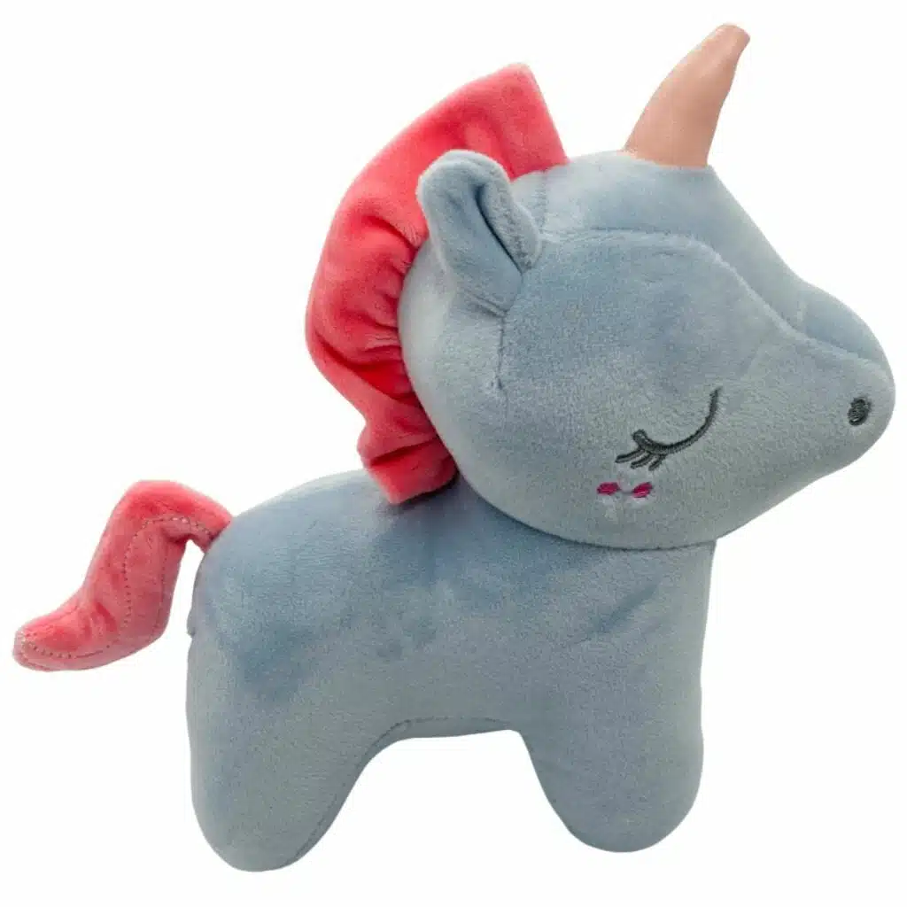 Peluche de Unicornio Durmiente Celeste - Imagen 3