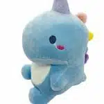 Peluche de Dinosaurio Kawaii Celeste - Imagen 2