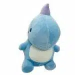 Peluche de Dinosaurio Kawaii Celeste - Imagen 3