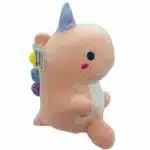 Peluche de Dinosaurio Kawaii Rosado - Imagen 4