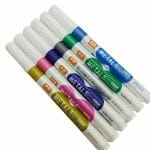 Set de 6 Lápices Punta Pincel Metalizados - Imagen 2