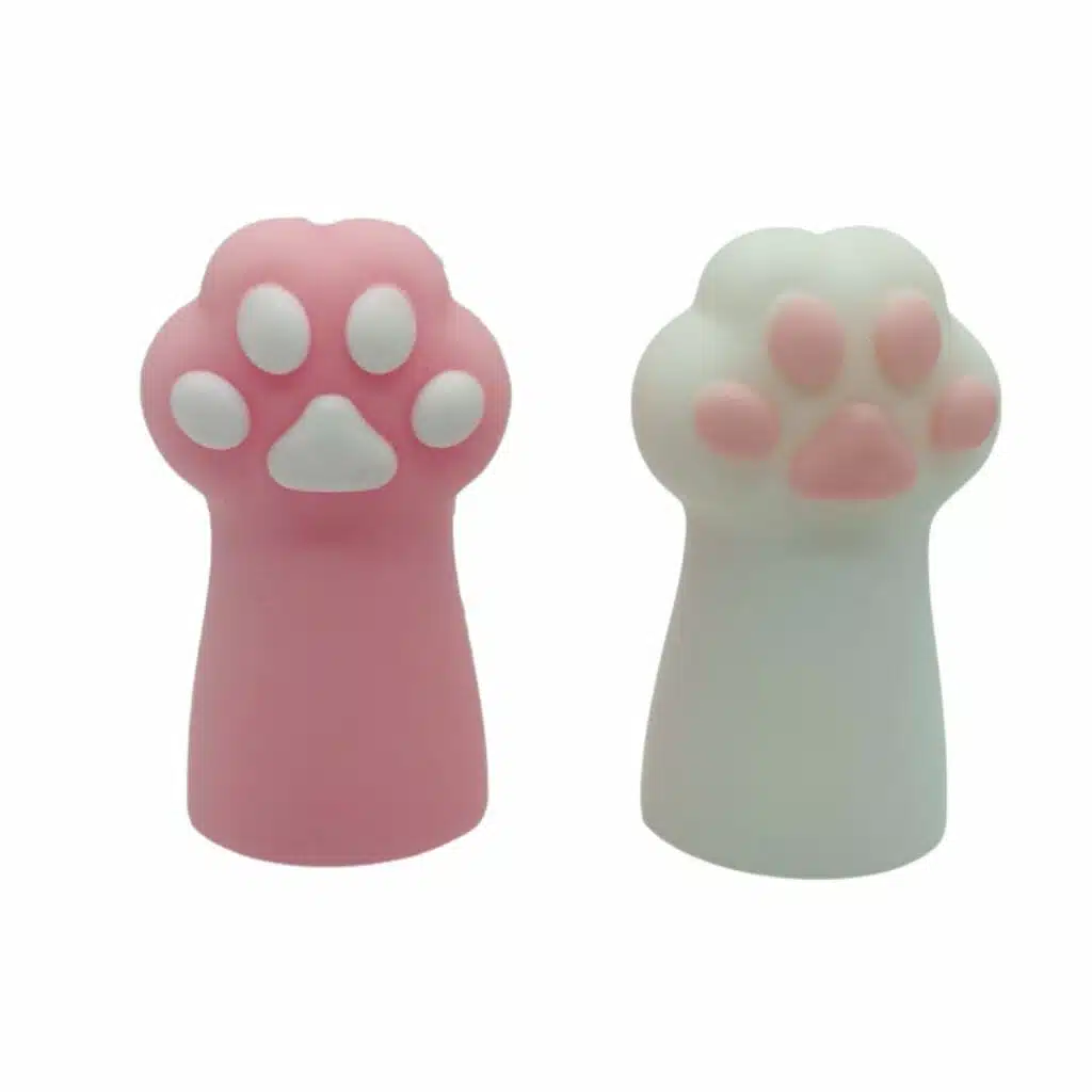 Sacapuntas de Silicona Diseño de Garrita de Gato (Elige Color) - Imagen 2
