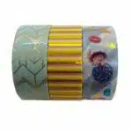Set de 3 Cintas Washi Tape de 15mm X 3m Detalles Dorados