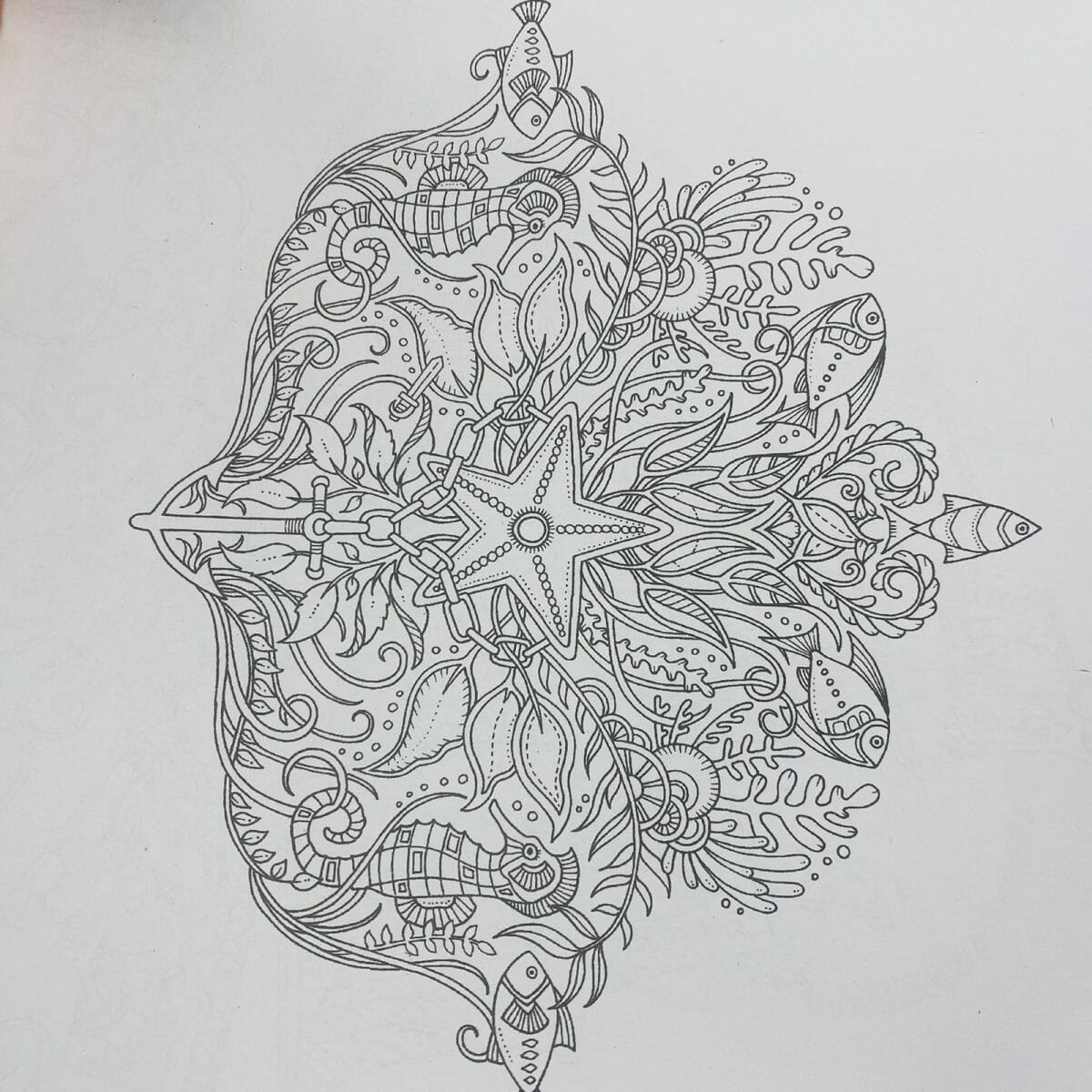 99356767661_4 Mándala 24 Páginas Diseño Lost Ocean - Imagen 4