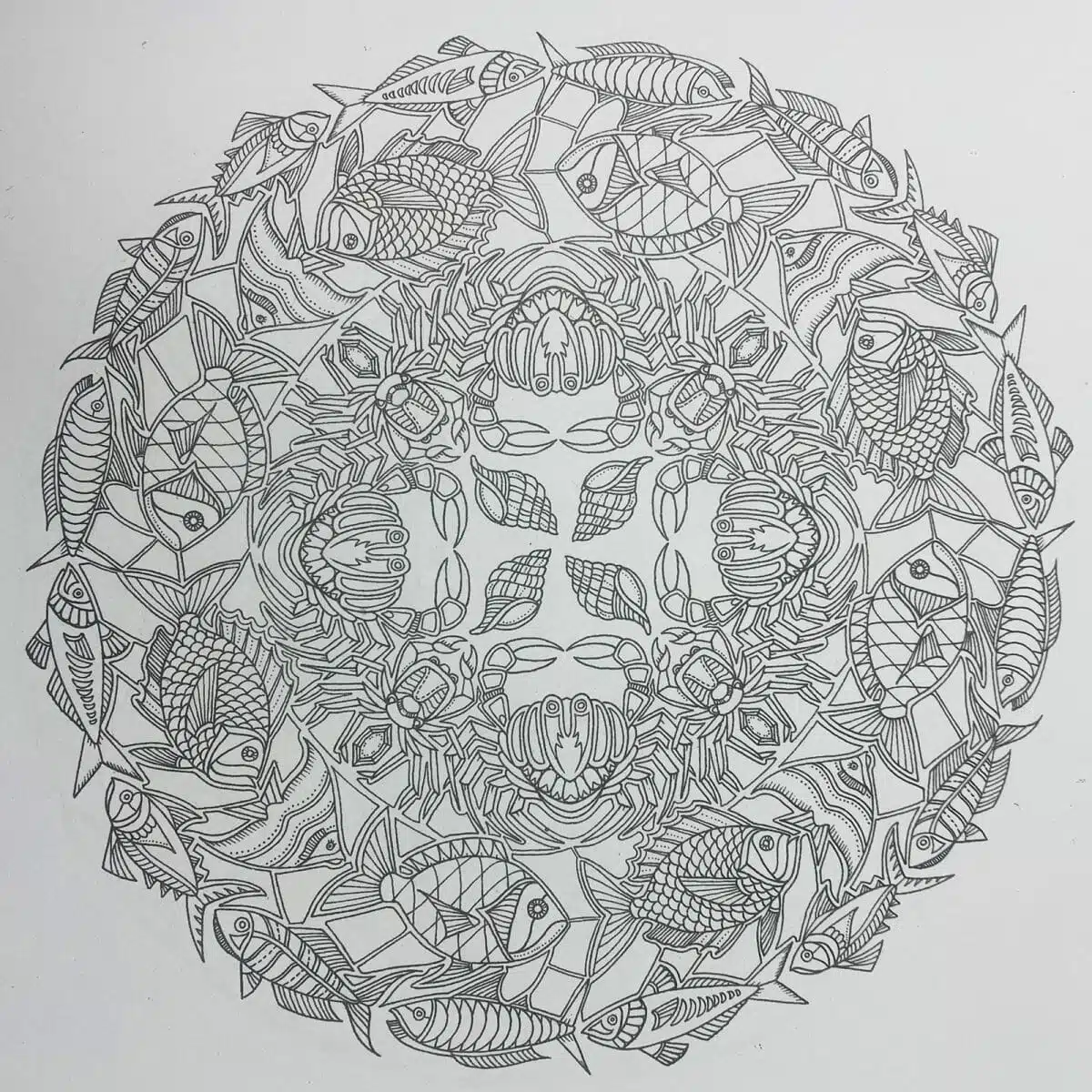 Mándala 24 Páginas Diseño Lost Ocean - Imagen 5