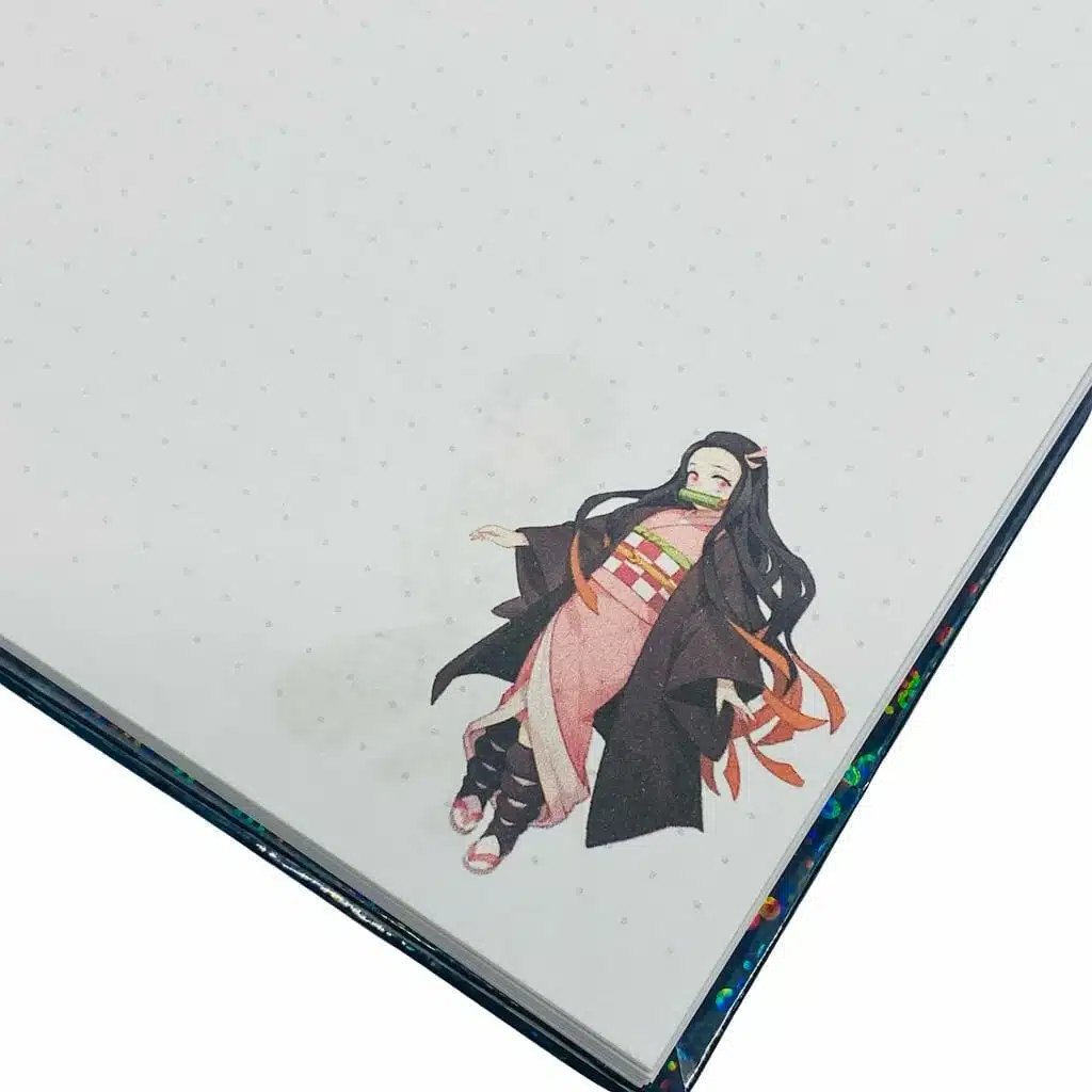 Cuaderno A5 70 Hojas de Puntos Diseño Demon Slayer - Imagen 5