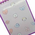 Croquera A5 80 Hojas Lisas Blancas Diseño Personajes BT21 - Imagen 4