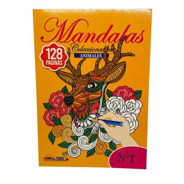 Mandala 128 Páginas Diseño de Animales
