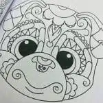 Mandala 128 Páginas Diseño de Animales - Imagen 5