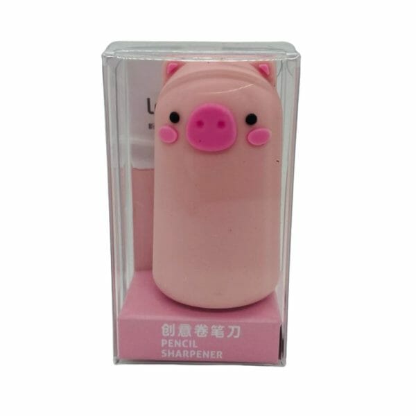 Sacapuntas de Silicona Diseño de Cerdito