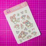 Lámina de Stickers Diseño My Melody - Imagen 2