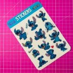 Lámina de Stickers Diseño Stitch - Imagen 2
