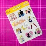 Lámina de Stickers Diseño Sailor Moon - Imagen 2