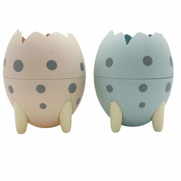 Portalápices Plástico con Forma de Huevo de Dinosaurio (Elige Color)