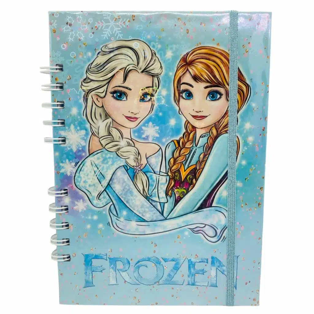Cuaderno A5 70 Hojas Cuadriculadas 7mm Diseño de Frozen - Imagen 1
