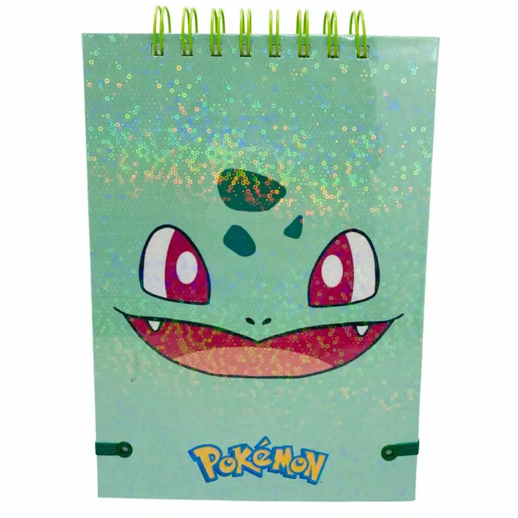 Croquera A5 80 Hojas Lisas Blancas Diseño Bulbasaur / Pokémon - Imagen 2