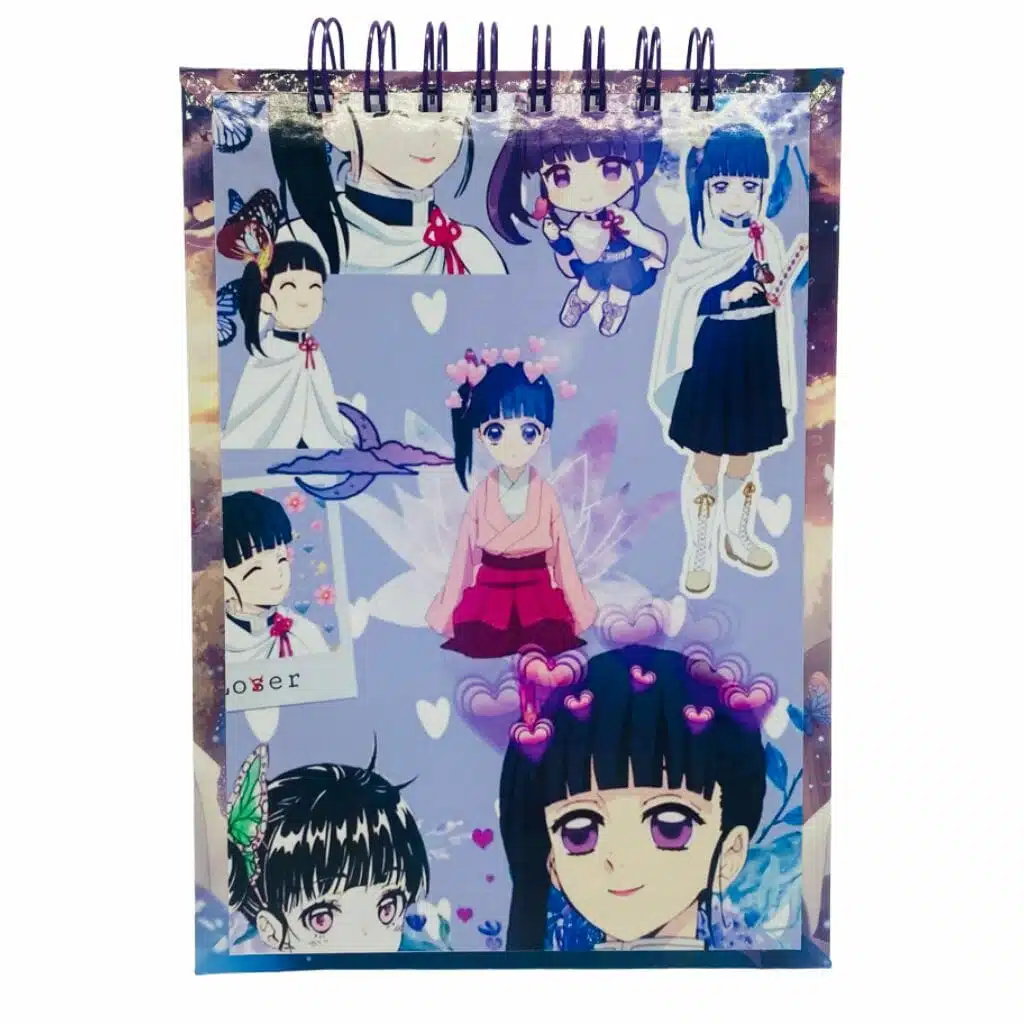 Croquera A5 80 Hojas Lisas Blancas Diseño Kanao Tsuyuri – Demon Slayer: Kimetsu no Yaiba - Imagen 3