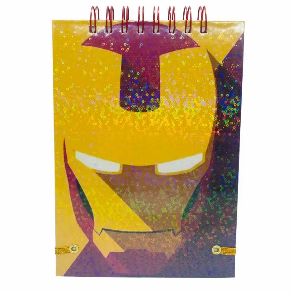 Croquera A5 80 Hojas Lisas Blancas Diseño Iron Man – Avengers - Imagen 2