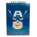 Croquera A5 80 Hojas Lisas Blancas Diseño Capitán América – Avengers - Imagen 2
