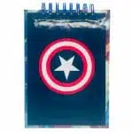 Croquera A5 80 Hojas Lisas Blancas Diseño Capitán América – Avengers - Imagen 3