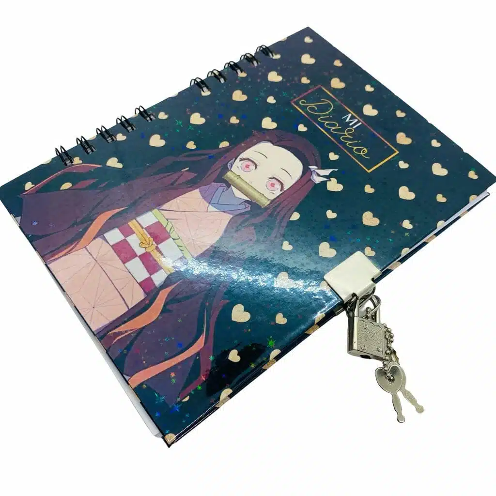 Diario de Vida 70 Hojas Diseño Nezuko Kamado - Demon Slayer: Kimetsu no Yaiba - Imagen 3