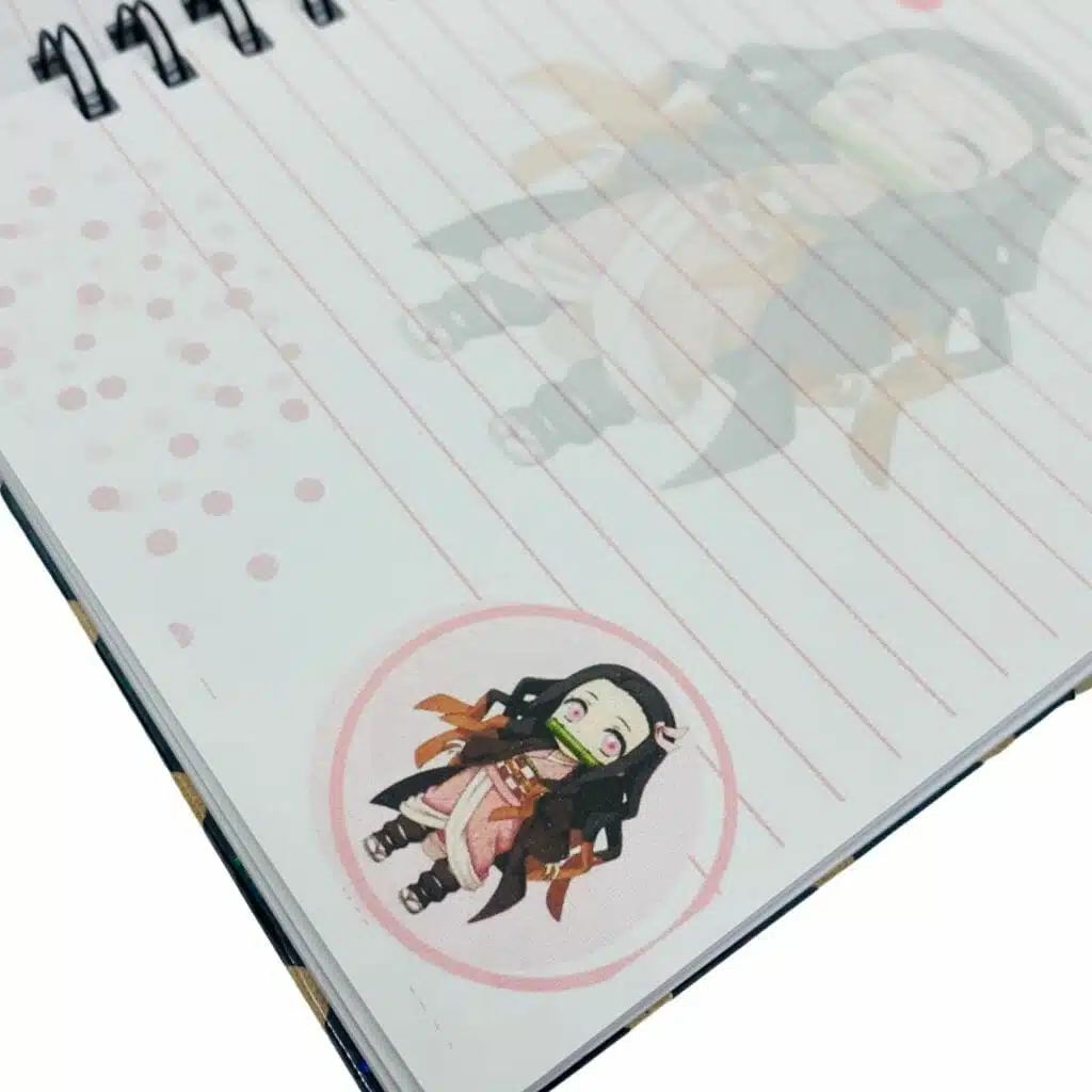 Diario de Vida 70 Hojas Diseño Nezuko Kamado - Demon Slayer: Kimetsu no Yaiba - Imagen 7