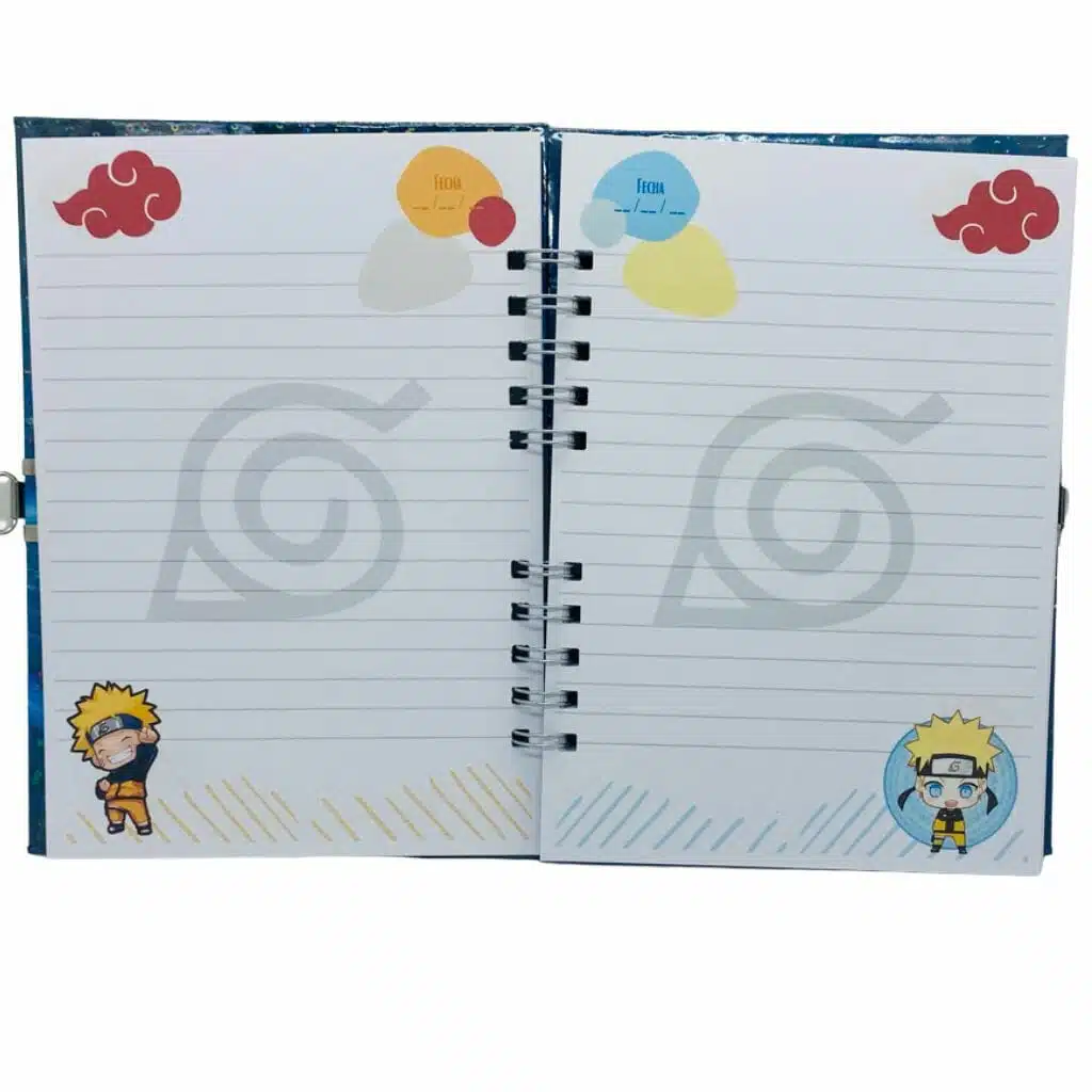Diario de Vida 70 Hojas Diseño Naruto Shippuden - Imagen 5