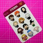 Lámina de Stickers Diseño Harry Potter - Imagen 2