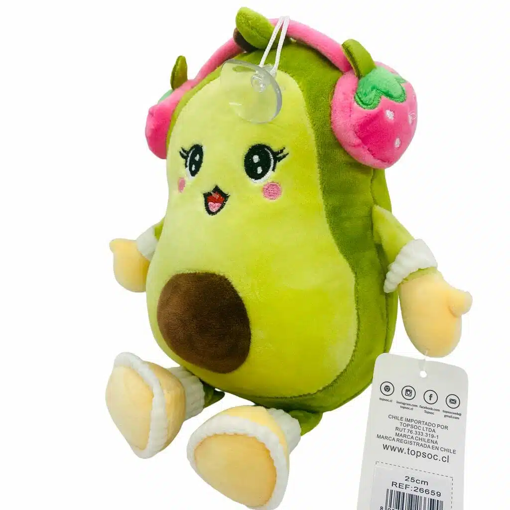 Peluche de Palta Kawaii con Cintillo de Fresa - Imagen 2