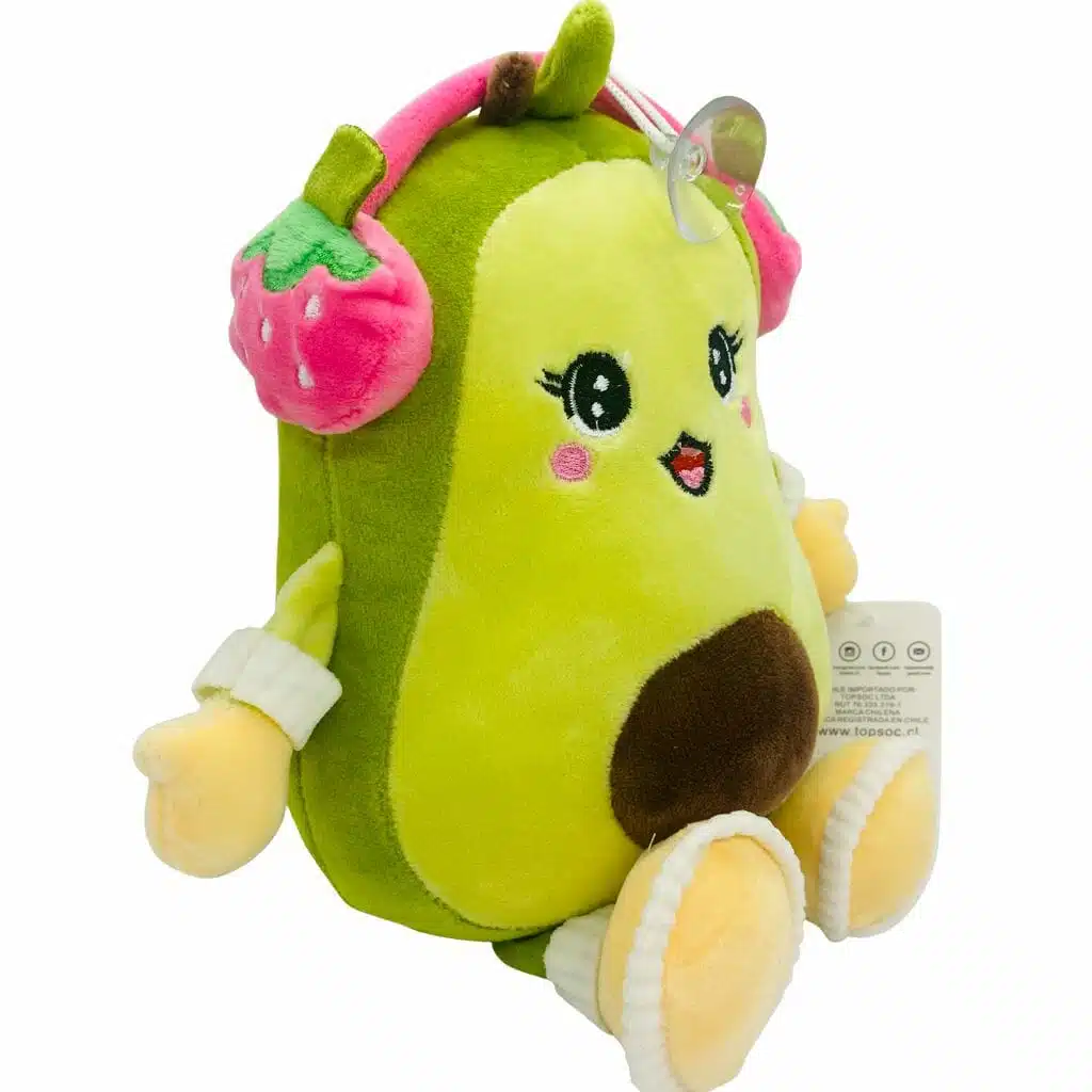 Peluche de Palta Kawaii con Cintillo de Fresa - Imagen 3