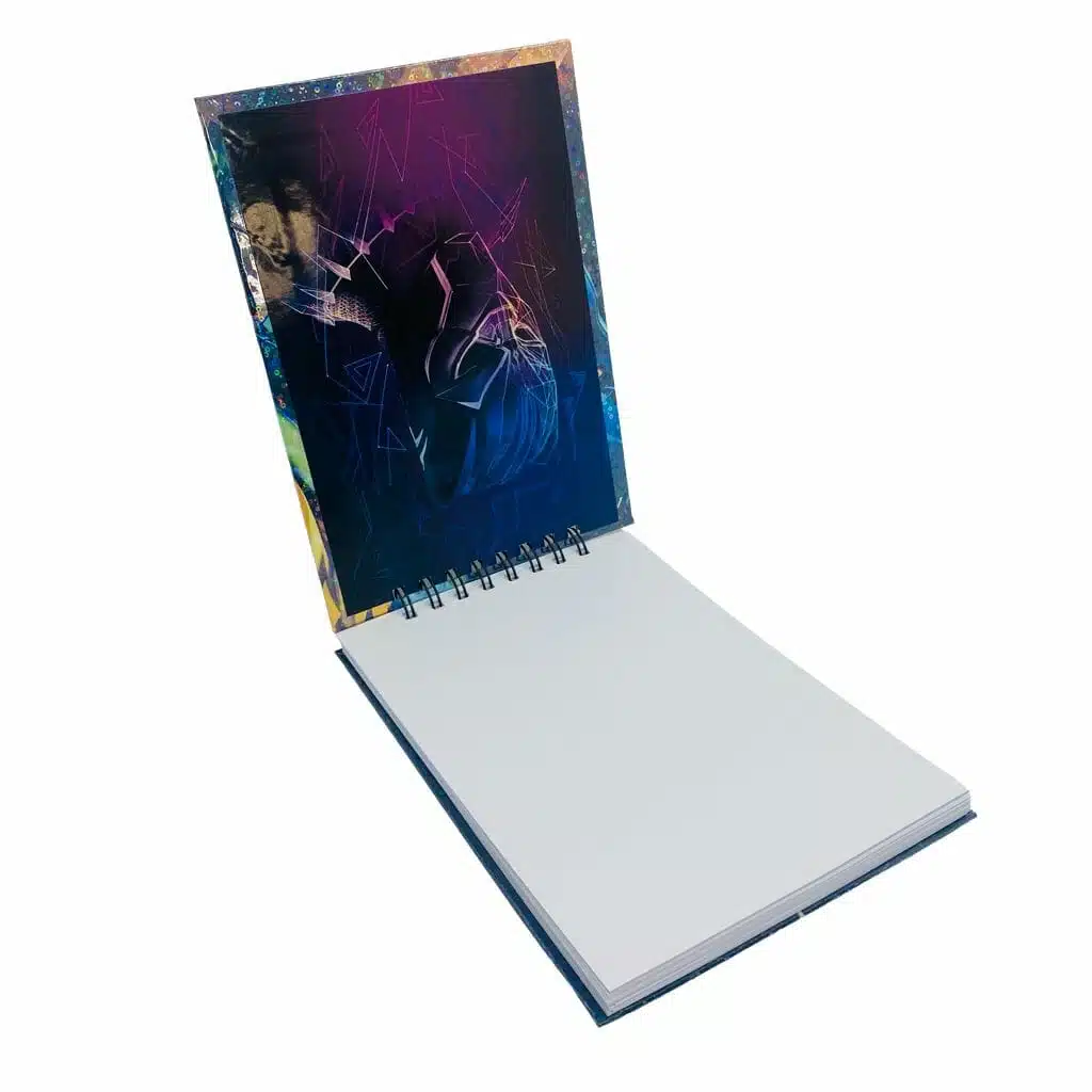 Croquera A5 80 Hojas Lisas Blancas Diseño Pantera Negra - Avengers - Imagen 4