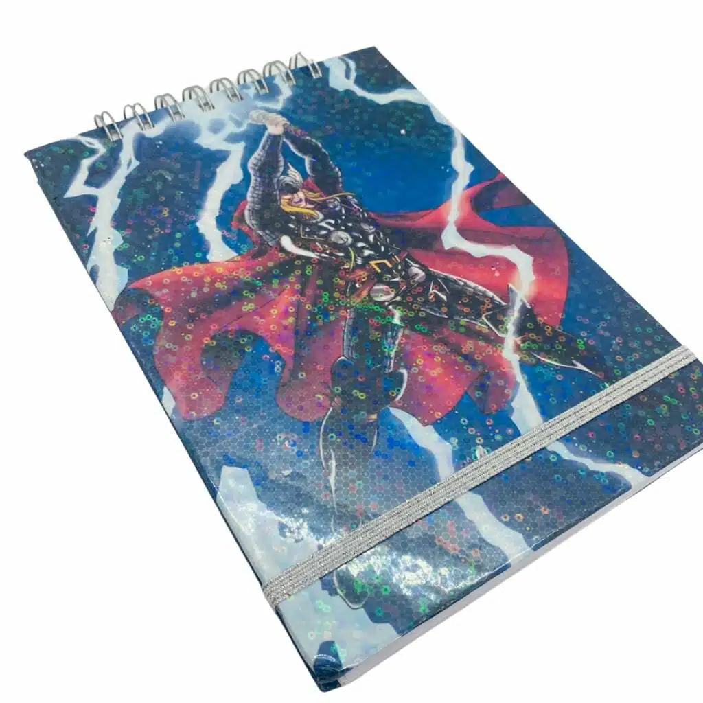 Croquera A5 80 Hojas Lisas Blancas Diseño Thor - Avengers - Imagen 3